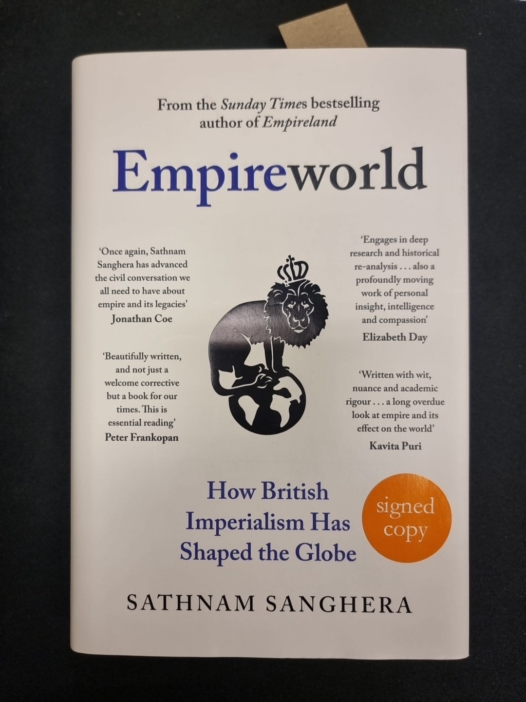 Empireworld  Sathnam Sanghera Signed Copy 