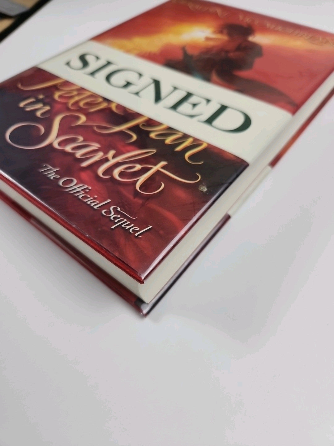 Peter Pan in Scarlet by Geraldine McCaughrean Hardcover, 2006 Signed With Ticket