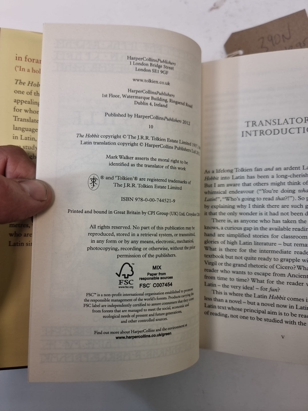 Hobbitus Ille: The Latin Hobbit by J. R. R. Tolkien (Hardcover, 2012)