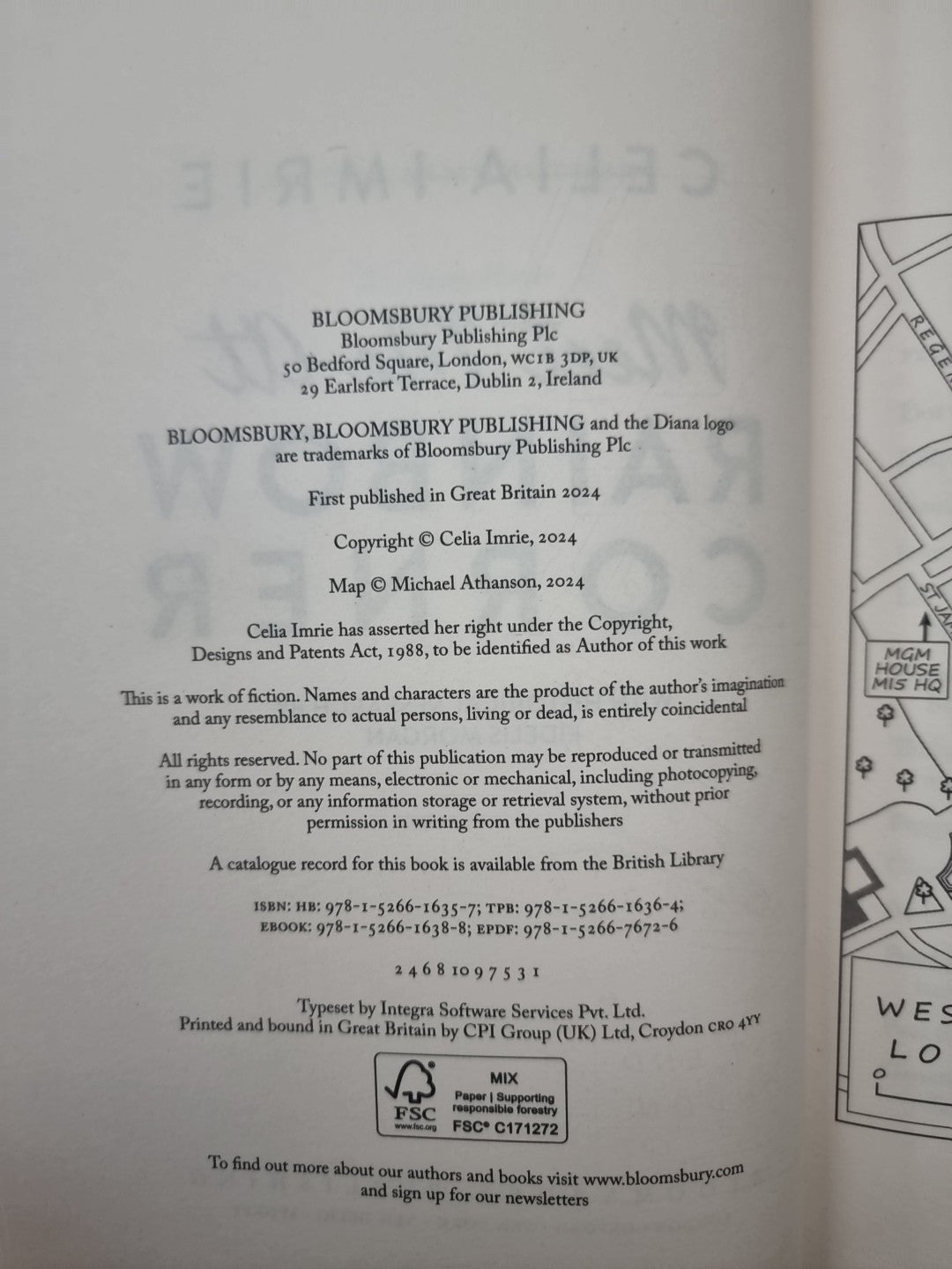 Meet Me at Rainbow Corner by Celia Imrie 1st Edition Signed