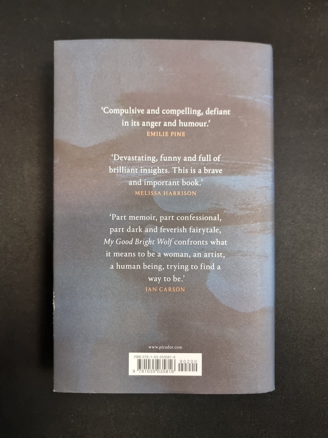 SIGNED My Good Bright Wolf by Sarah Moss. First edition, 