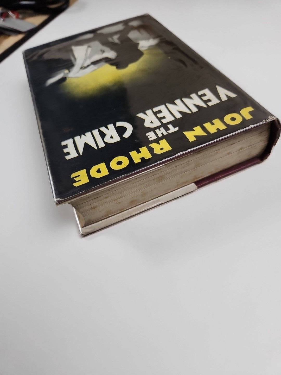 1933 The Venner Crime by John Rhode First Edition Dust Wrapper