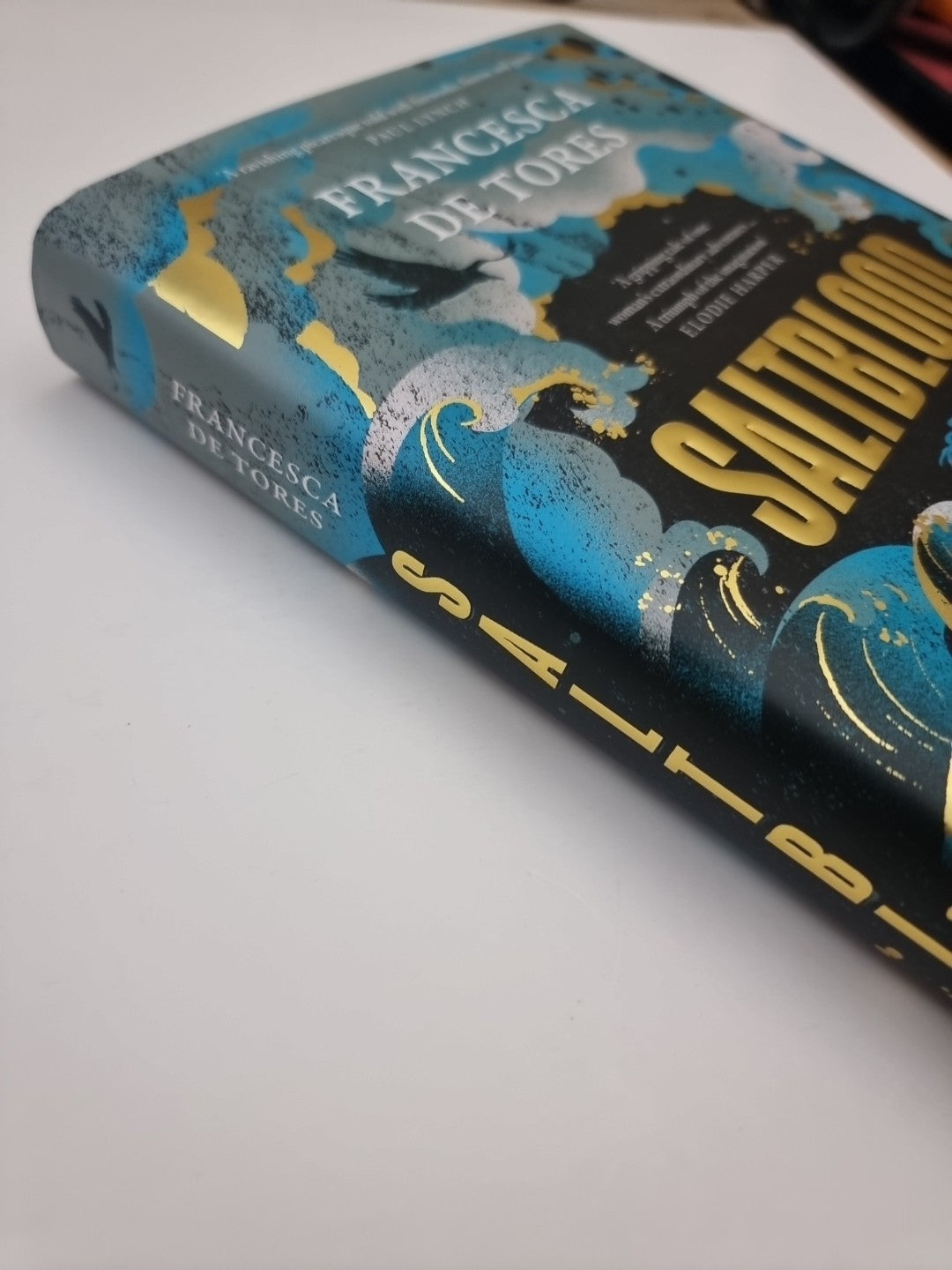 Saltblood Francesca De Tores Hardback 1st Edition Signed