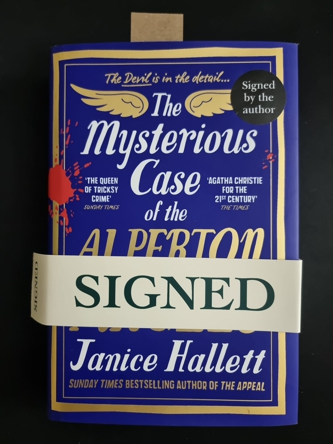 The Mysterious Case Of The Alperton Angels By Janice Hallett Signed 1st Edition 