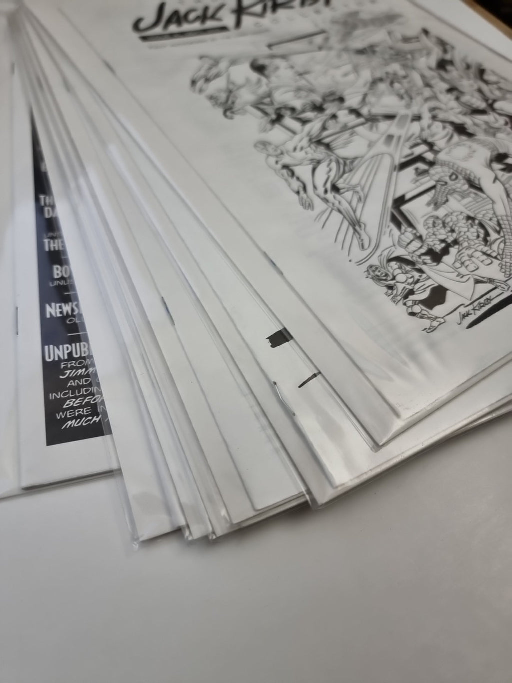 The Jack Kirby Collector 1999 issue #1 to #7 as new