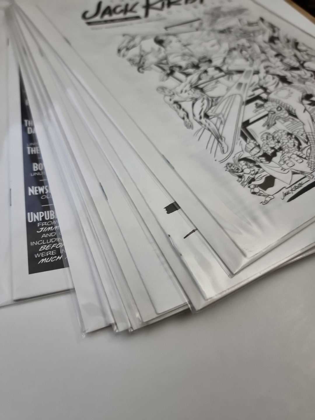 The Jack Kirby Collector 1999 issue #1 to #7 as new