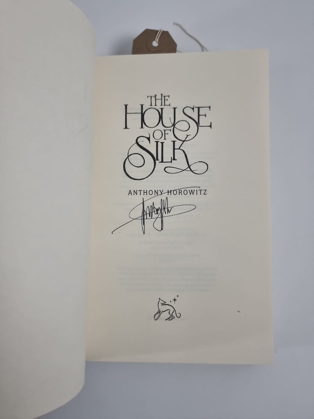 *Signed 1st Ed* ANTHONY HOROWITZ 'The House of Silk'  NEW & free Post