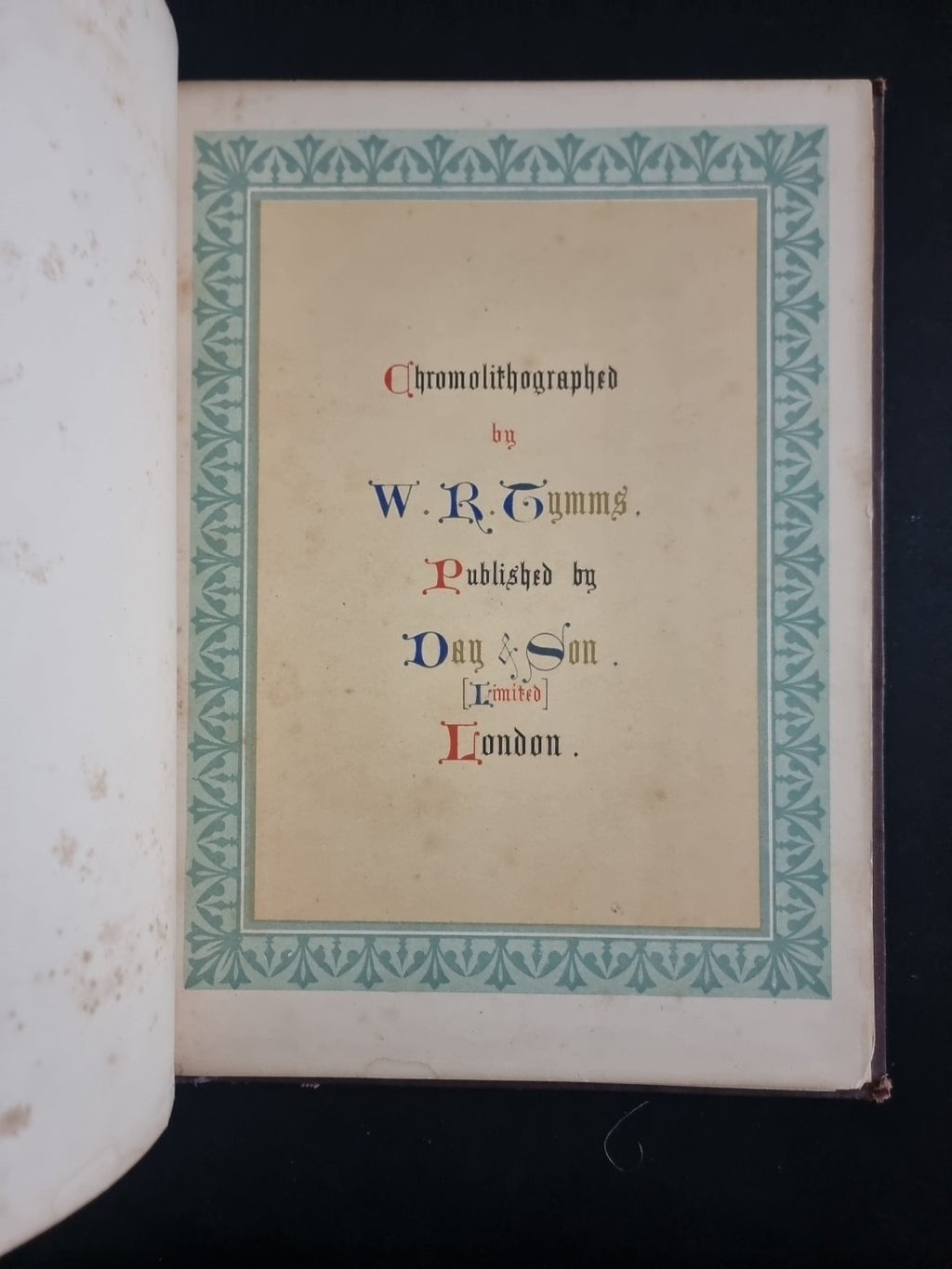 The Prisoner of Chillon LORD BYRON ~ Illuminated by W.G. Audsley First Thus 1865