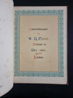 The Prisoner of Chillon LORD BYRON ~ Illuminated by W.G. Audsley First Thus 1865