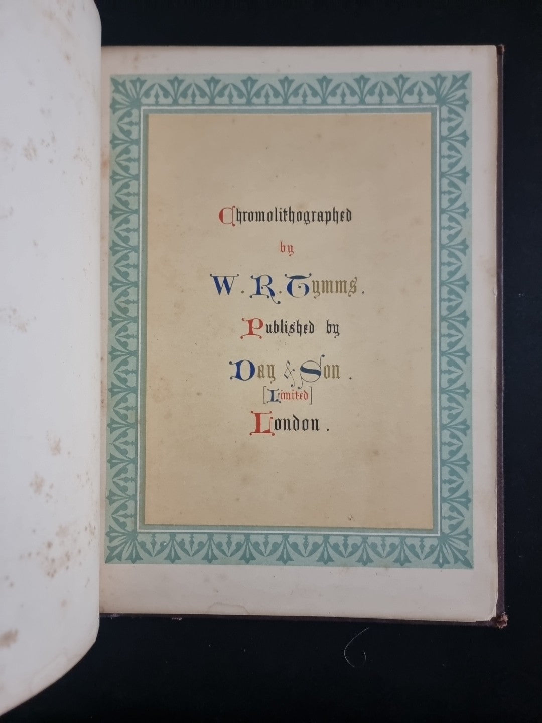 The Prisoner of Chillon LORD BYRON ~ Illuminated by W.G. Audsley First Thus 1865