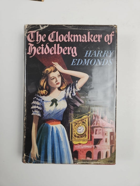 The clock Maker of Heidelberg 1st Edition Signed With Card From Author & Clippin
