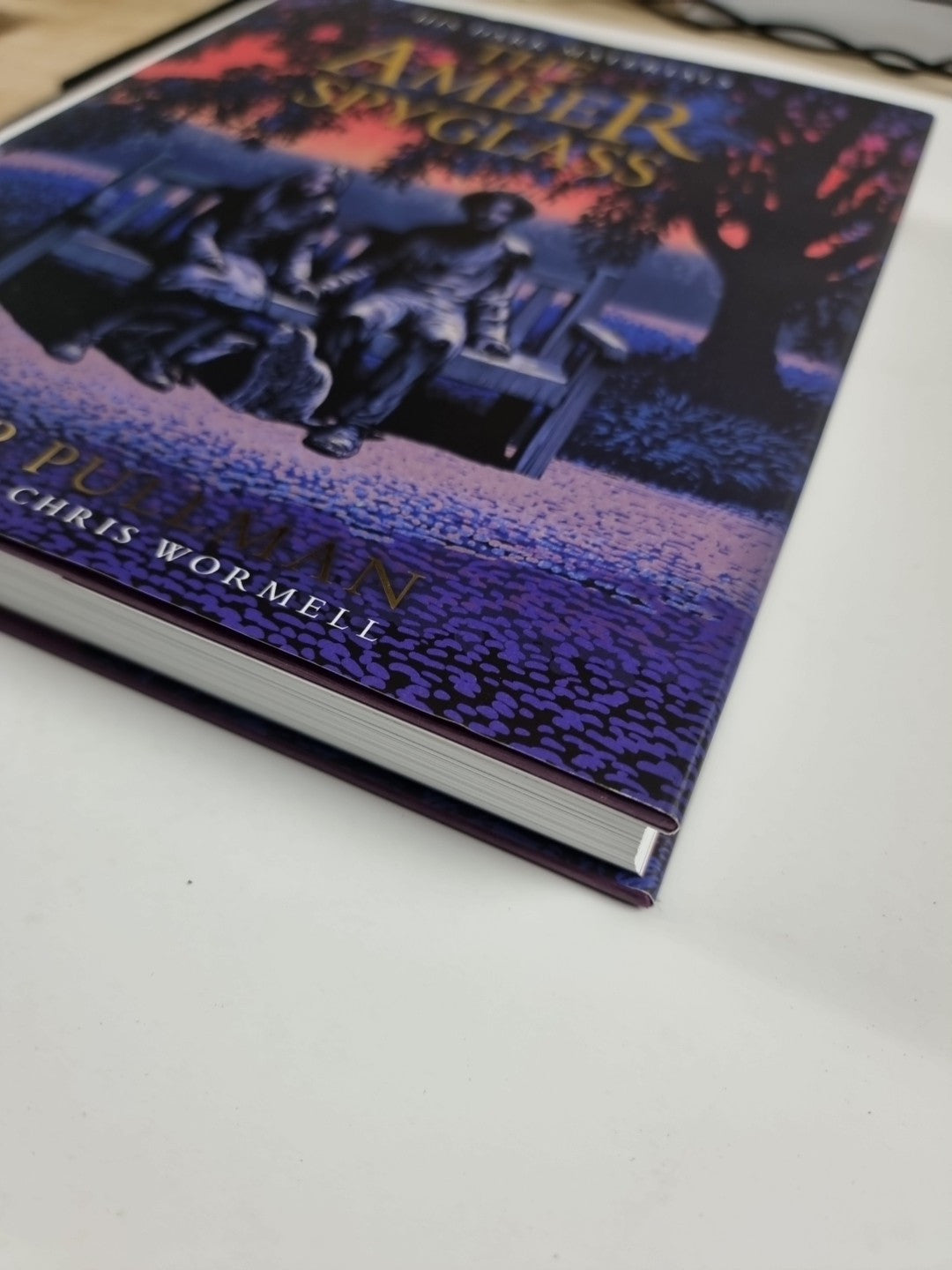 The Amber Spyglass by Philip Pullman Illustrated in Colour by Chris Wormell