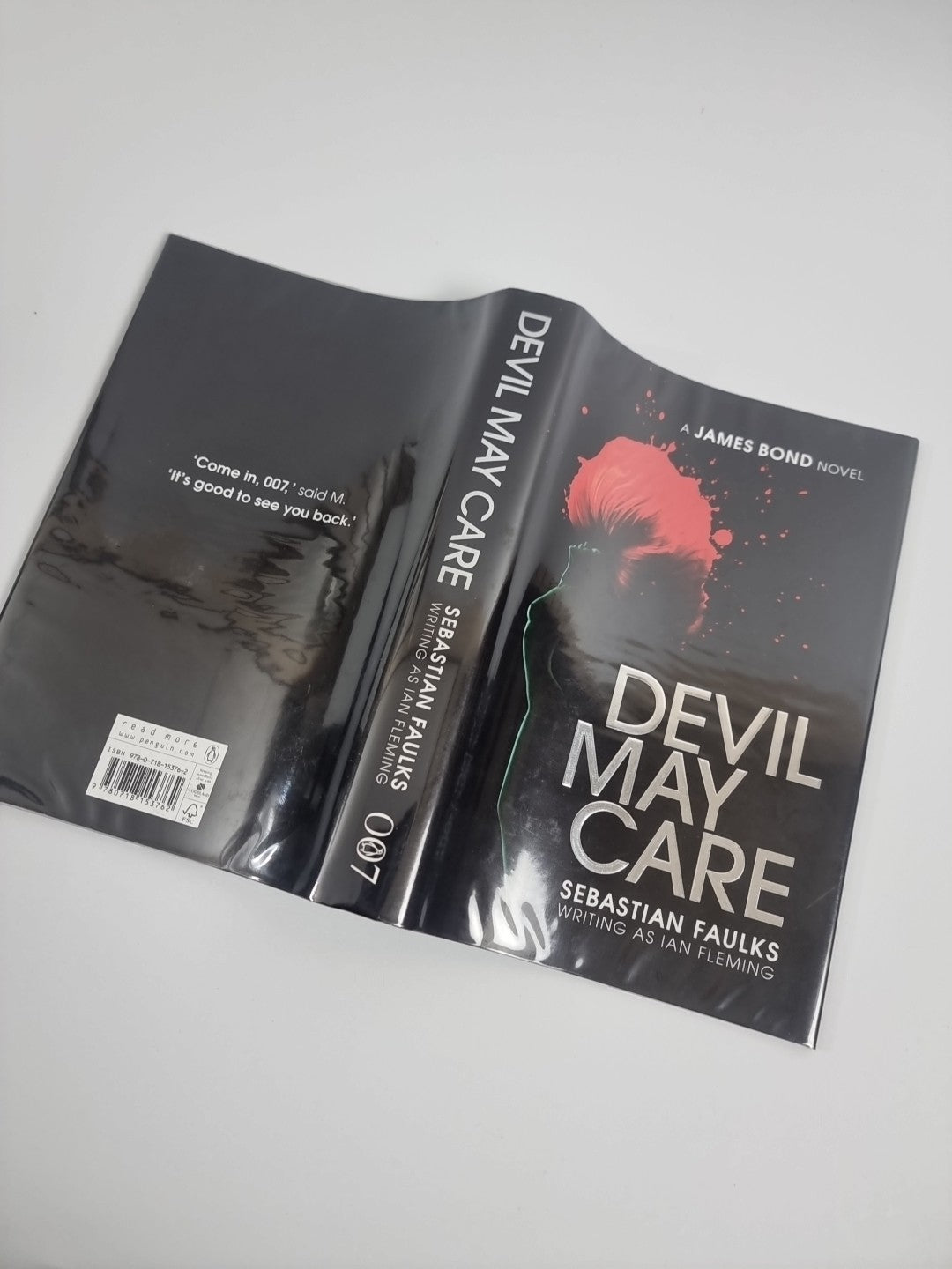 James Bond 007 - Devil May Care - Sebastian Faulks - 1st Edition  signed