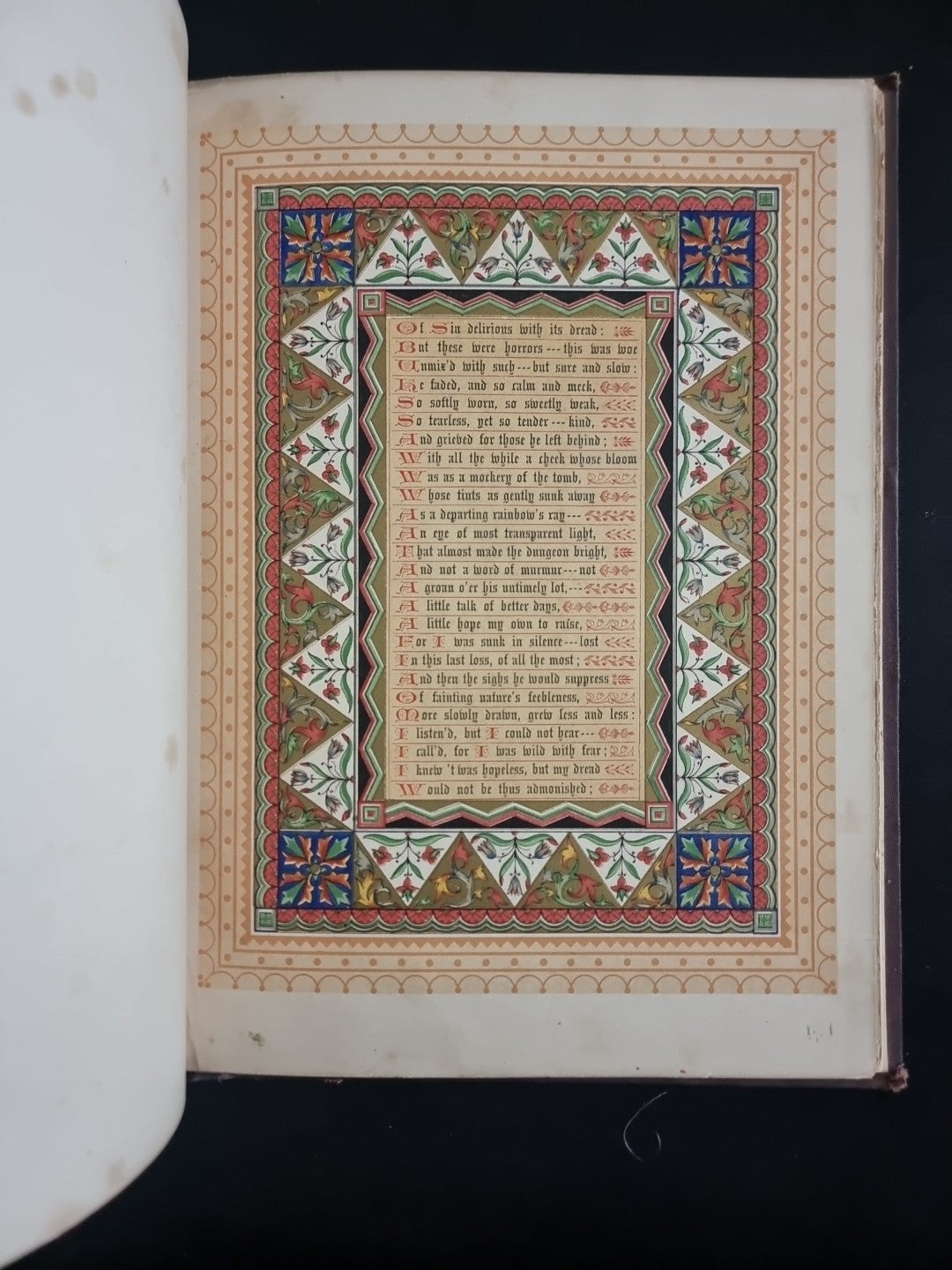 The Prisoner of Chillon LORD BYRON ~ Illuminated by W.G. Audsley First Thus 1865