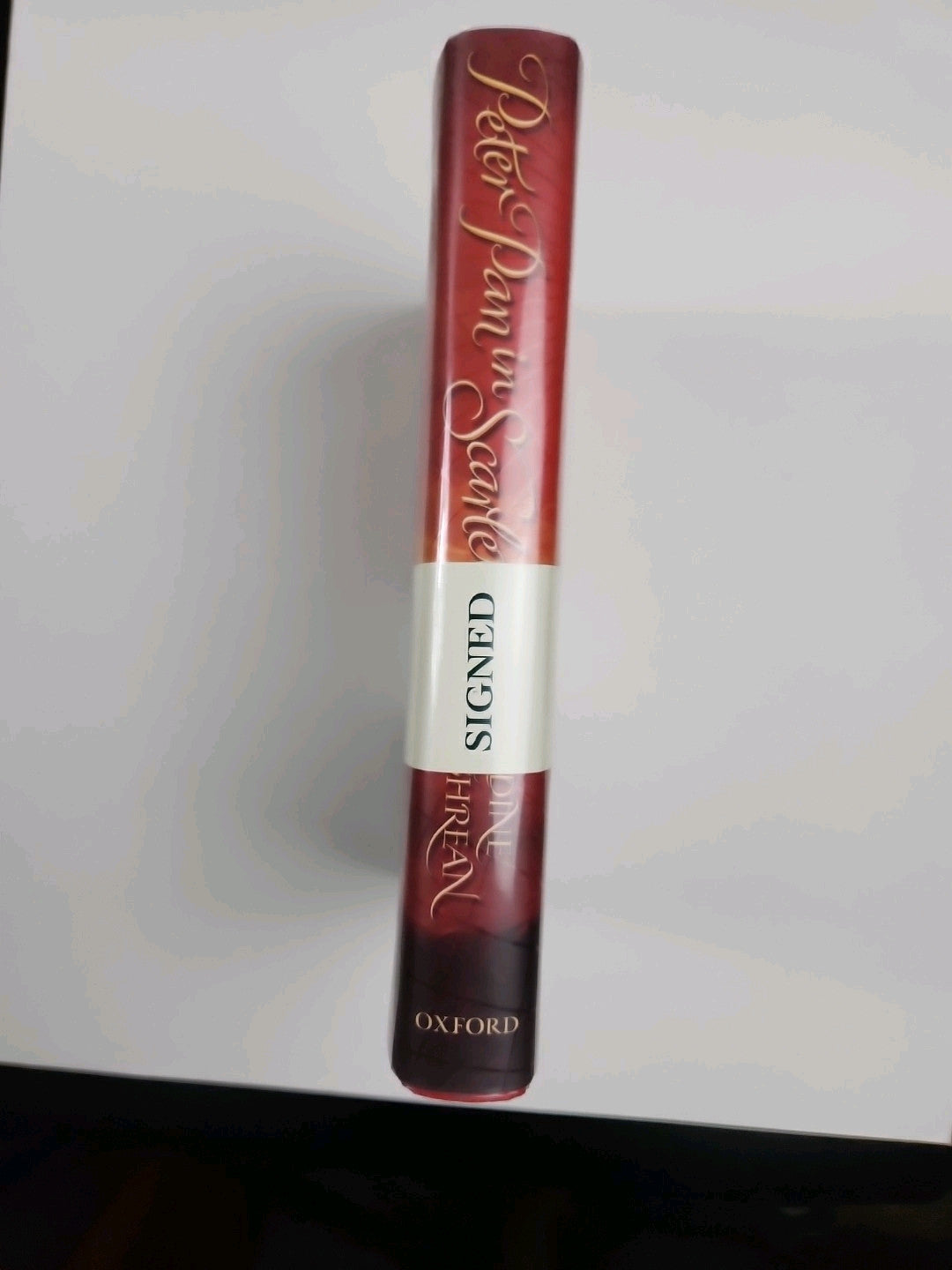 Peter Pan in Scarlet by Geraldine McCaughrean Hardcover, 2006 Signed With Ticket