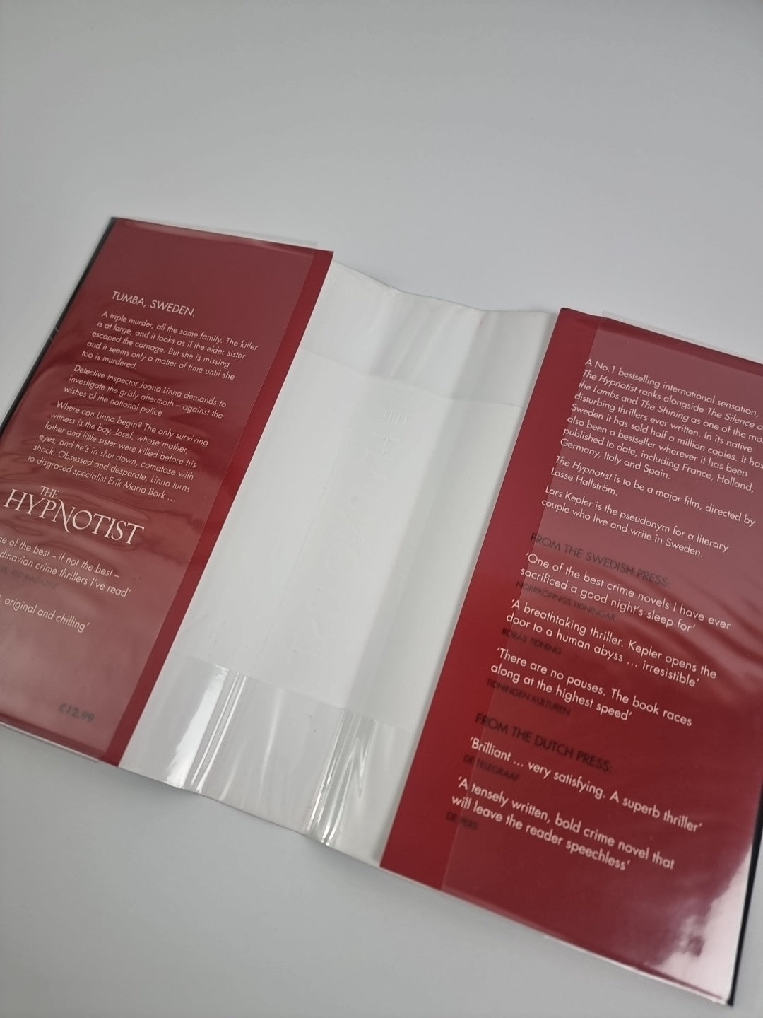 The Hypnotist By Lars Kepler HB DJ 1st Edition 2011 Rare 3 signatures