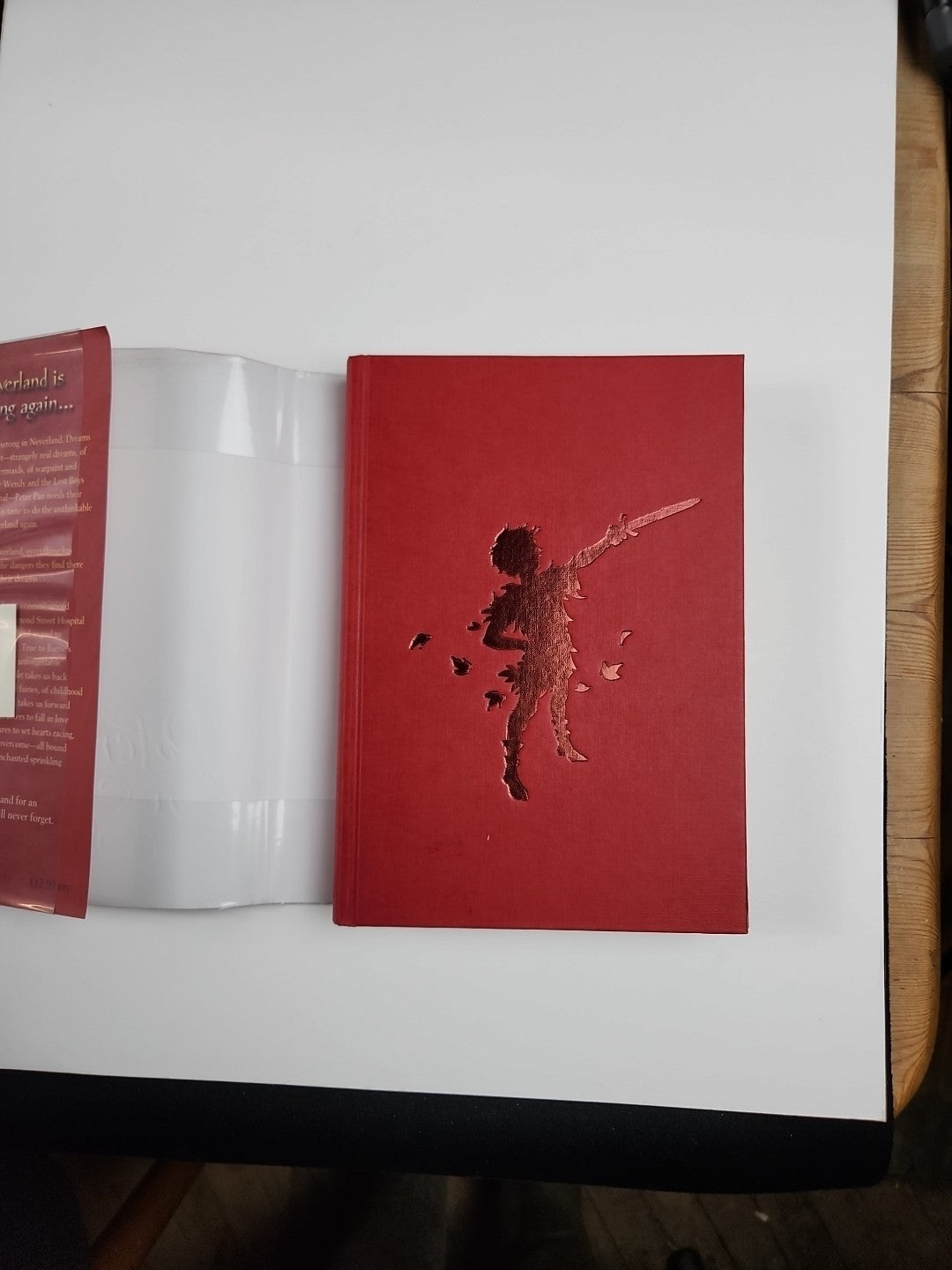 Peter Pan in Scarlet by Geraldine McCaughrean Hardcover, 2006 Signed With Ticket