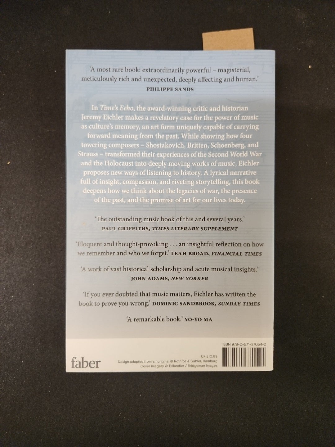 Time's Echo: Music, Memory, and the Second World War 