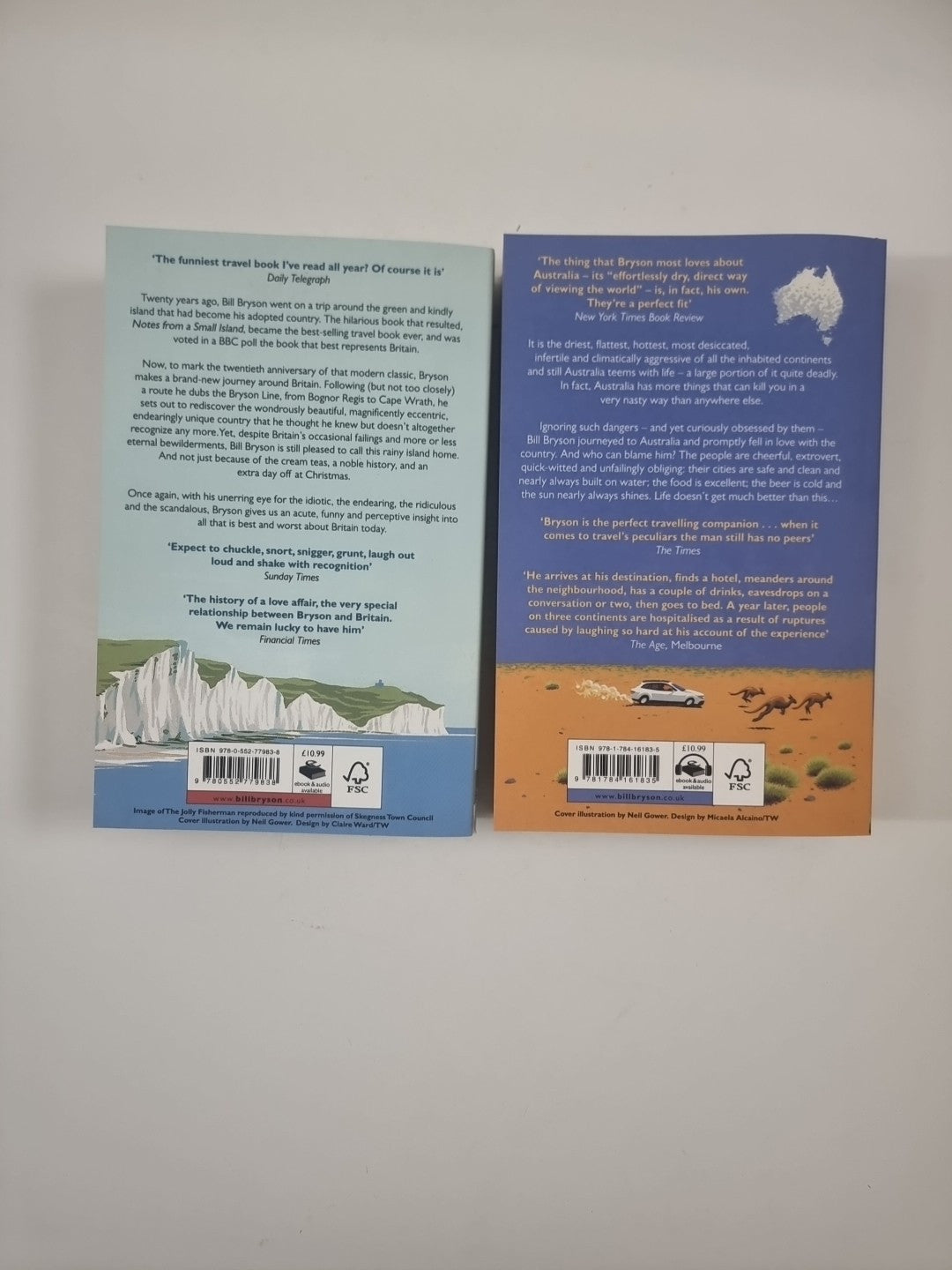 Bill Bryson- Down Under: Travels in a Sunburned & The road to Little dribbling