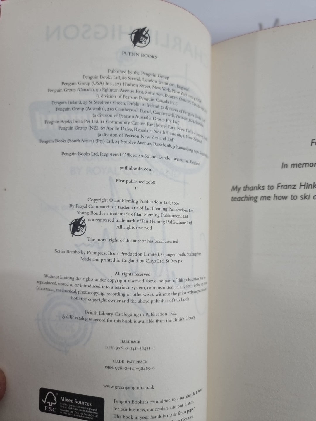 “By Royal Command” by Charlie Higson 2008 First Edition, Signed, Numbered 