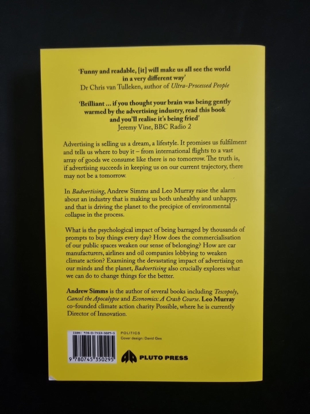 Badvertising  Andrew Simms 