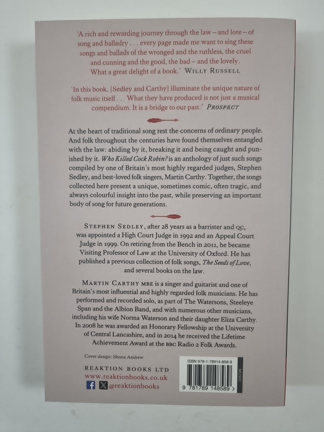 Who Killed Cock Rob by Stephen Sedley Martin Carthy 