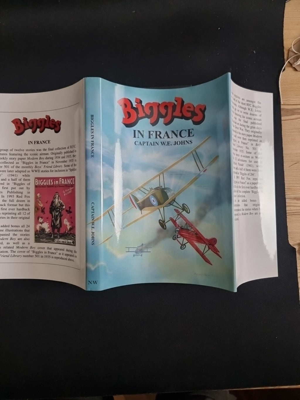 Biggles in France- first edition 289/300 Signed By Illustrator  and Publisher