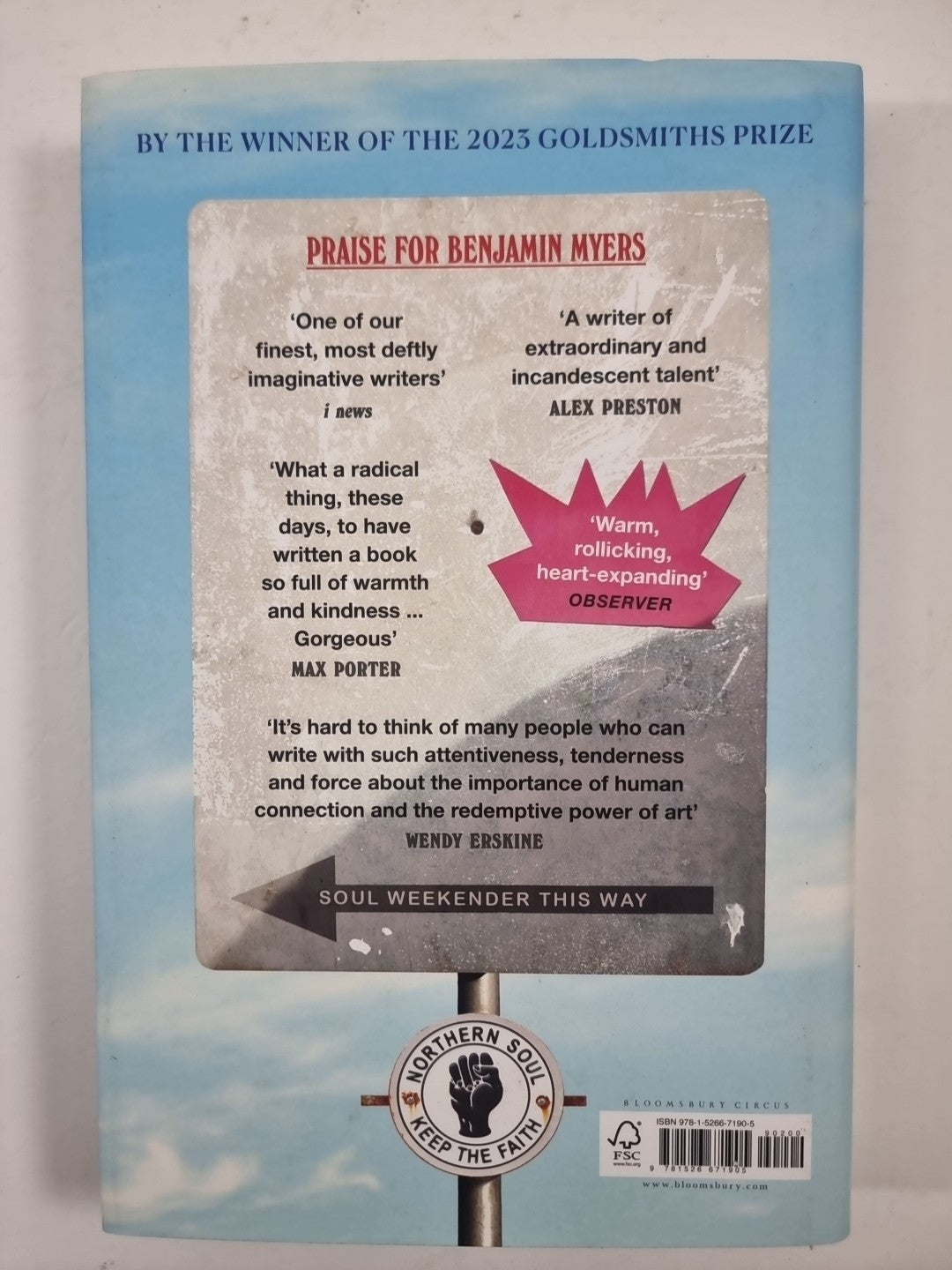 Rare Singles by Benjamin Myers 1st Edition Signed 