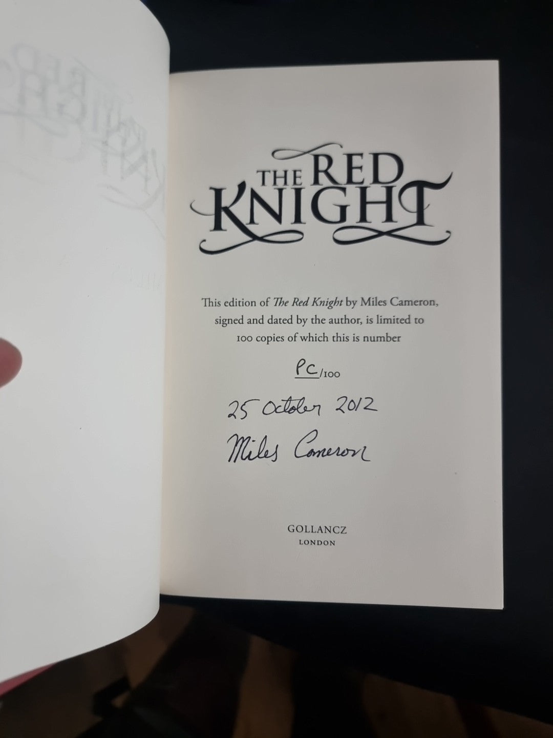 The Traitor Son Cycle: Miles Cameron Complete All 1st Edition All Signed New