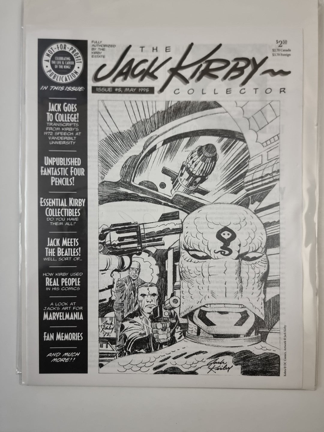 The Jack Kirby Collector 1999 issue #1 to #7 as new