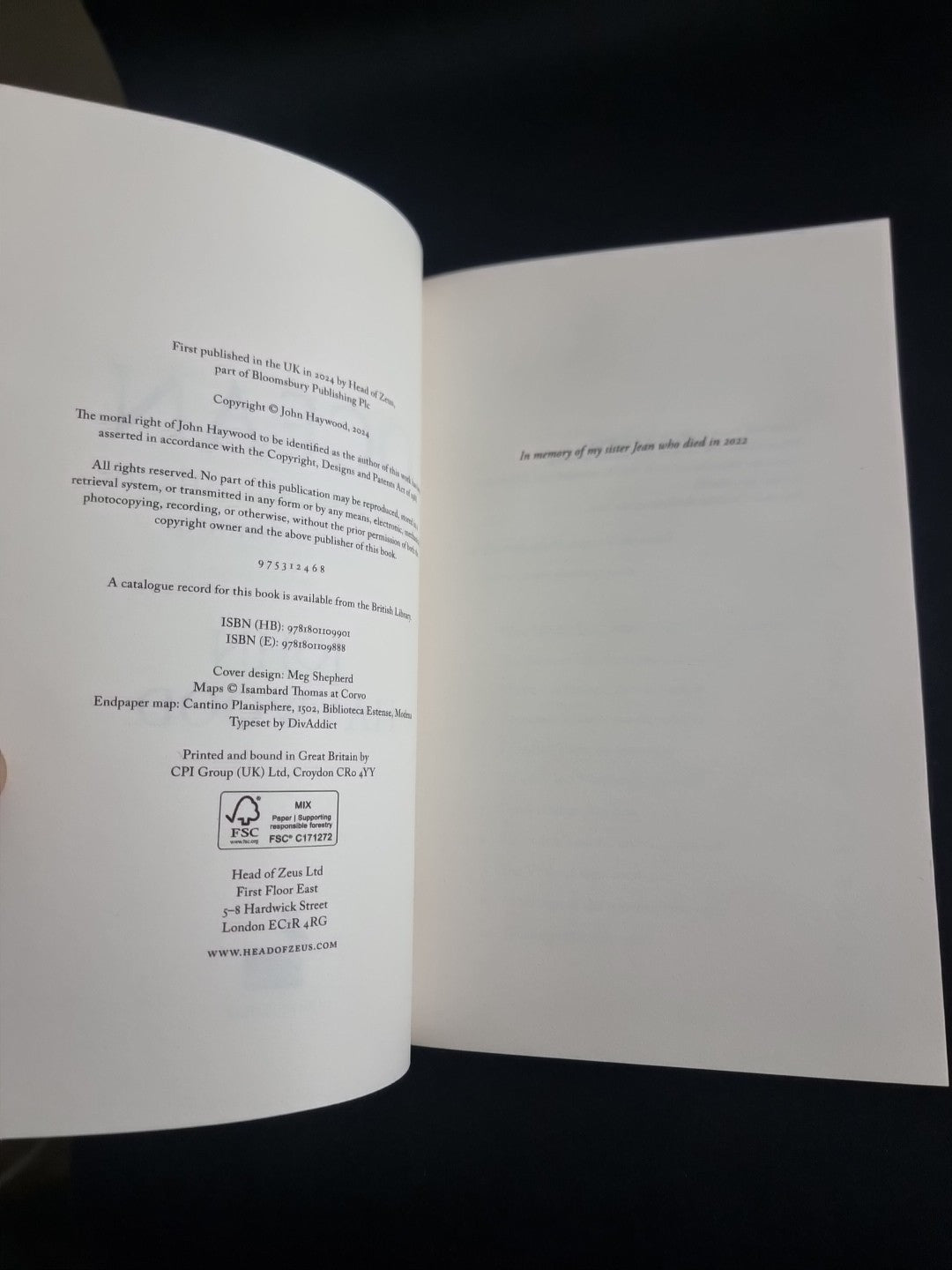 Ocean By John Haywood ***1st Edition*** 