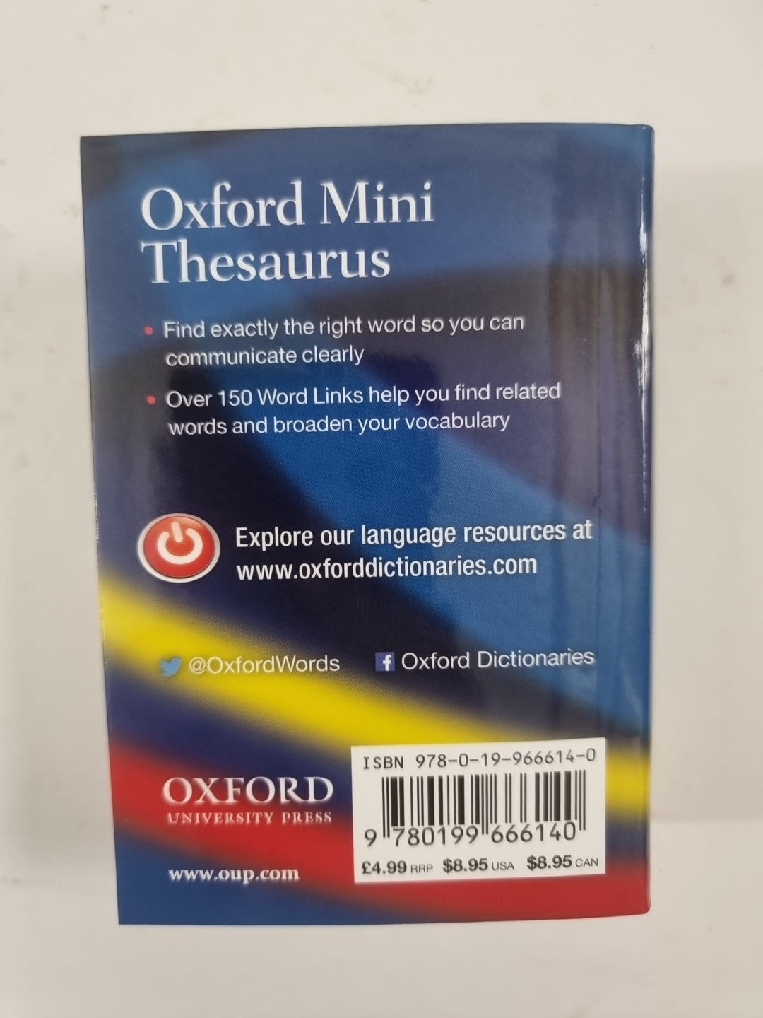 Oxford Mini Thesaurus by Oxford Languages (Paperback, 2013) 