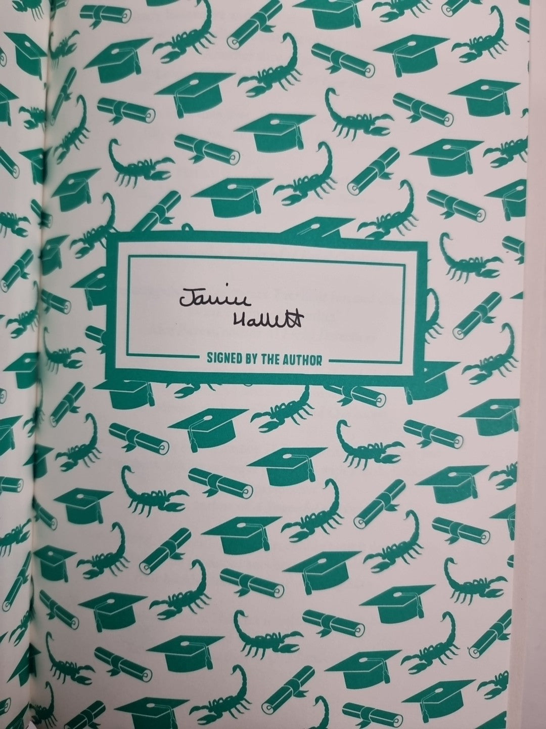 The Examiner by Janice Hallett Signed 1st Edition 