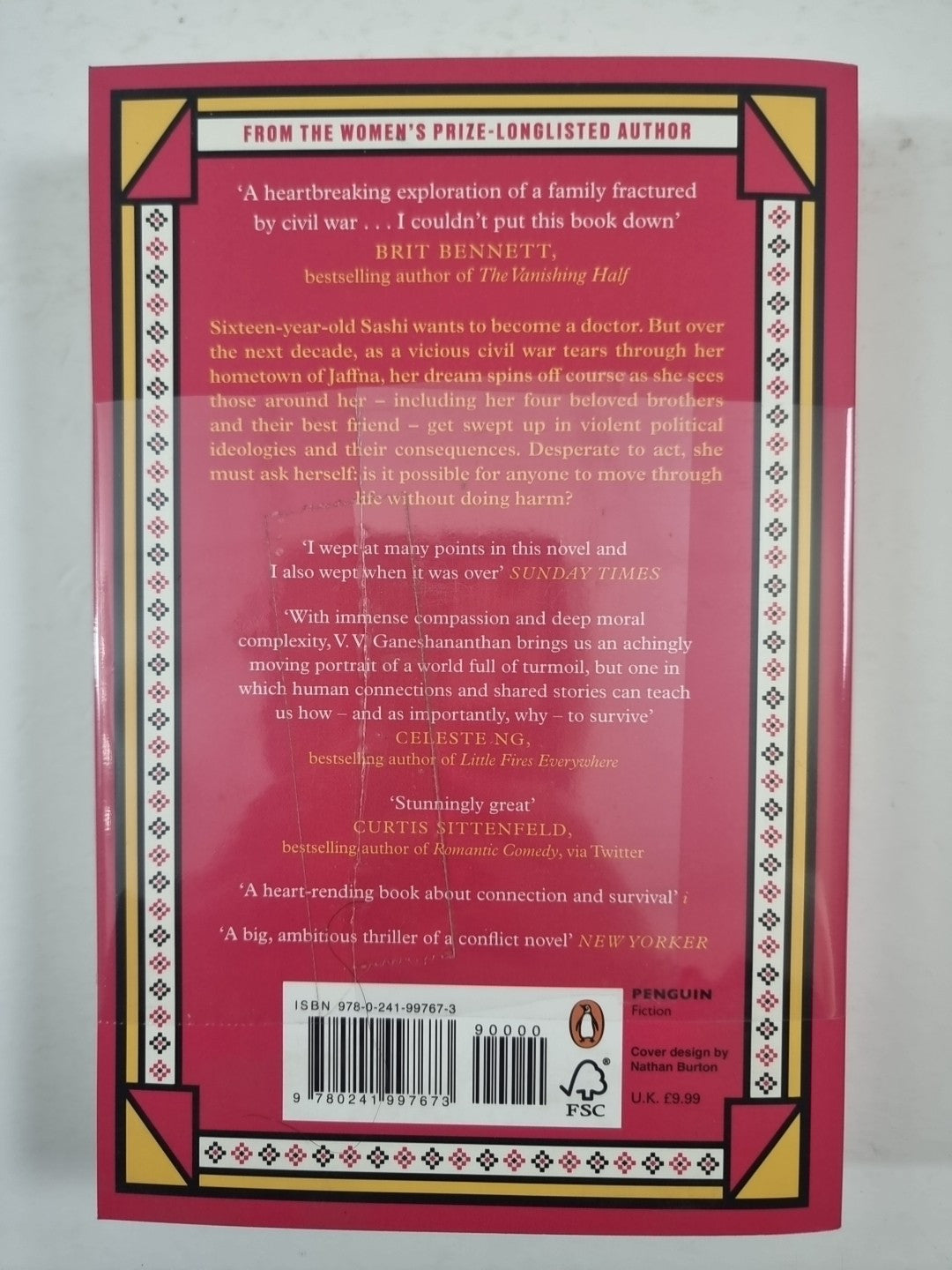 Brotherless Night by V. V. Ganeshananthan 