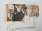 The clock Maker of Heidelberg 1st Edition Signed With Card From Author & Clippin