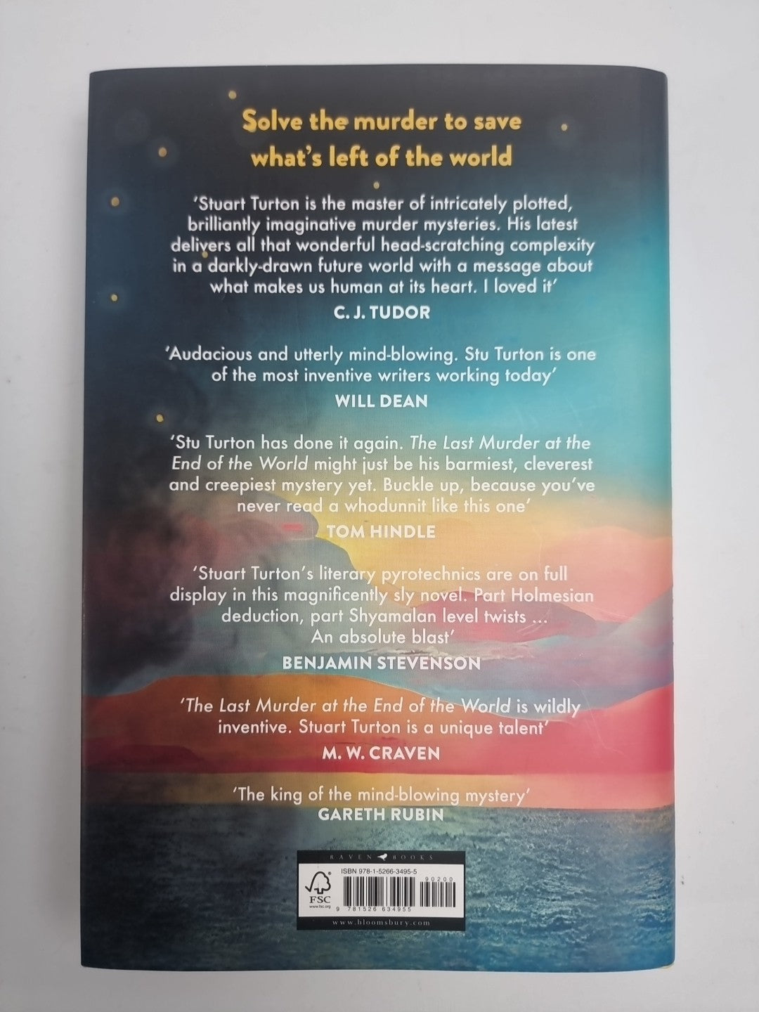 The Last Murder at the End of the World **SIGNED COPY** Free Tracked Delivery