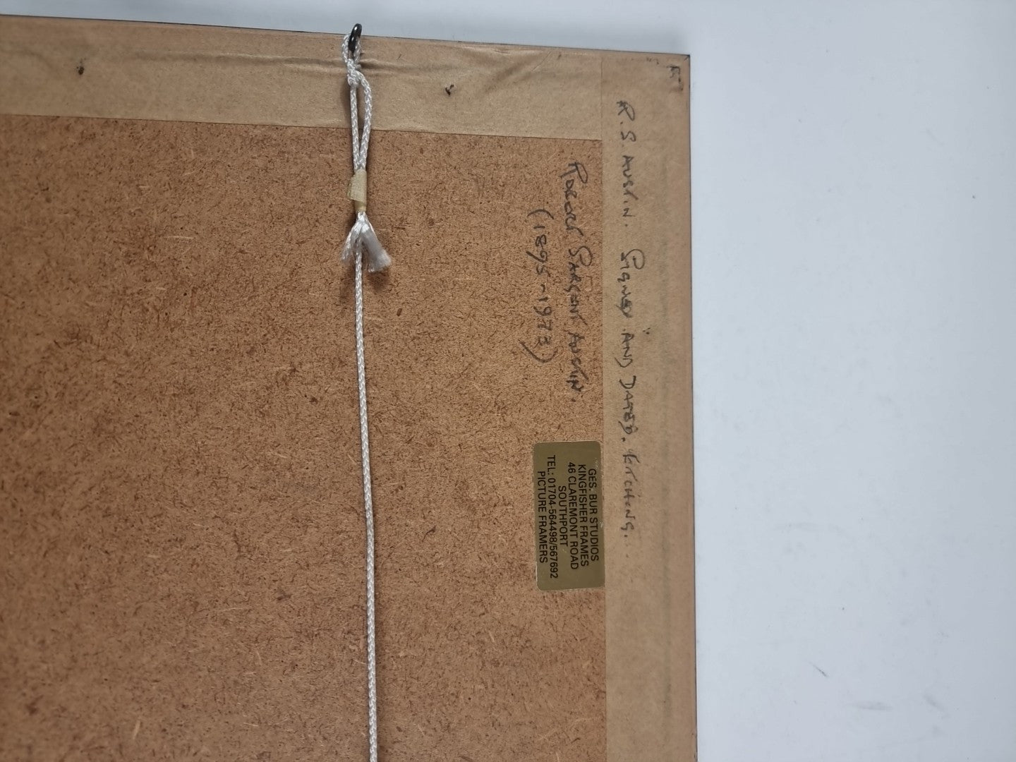 Robert Sargent Austin Signed And Dated Engraving 1928