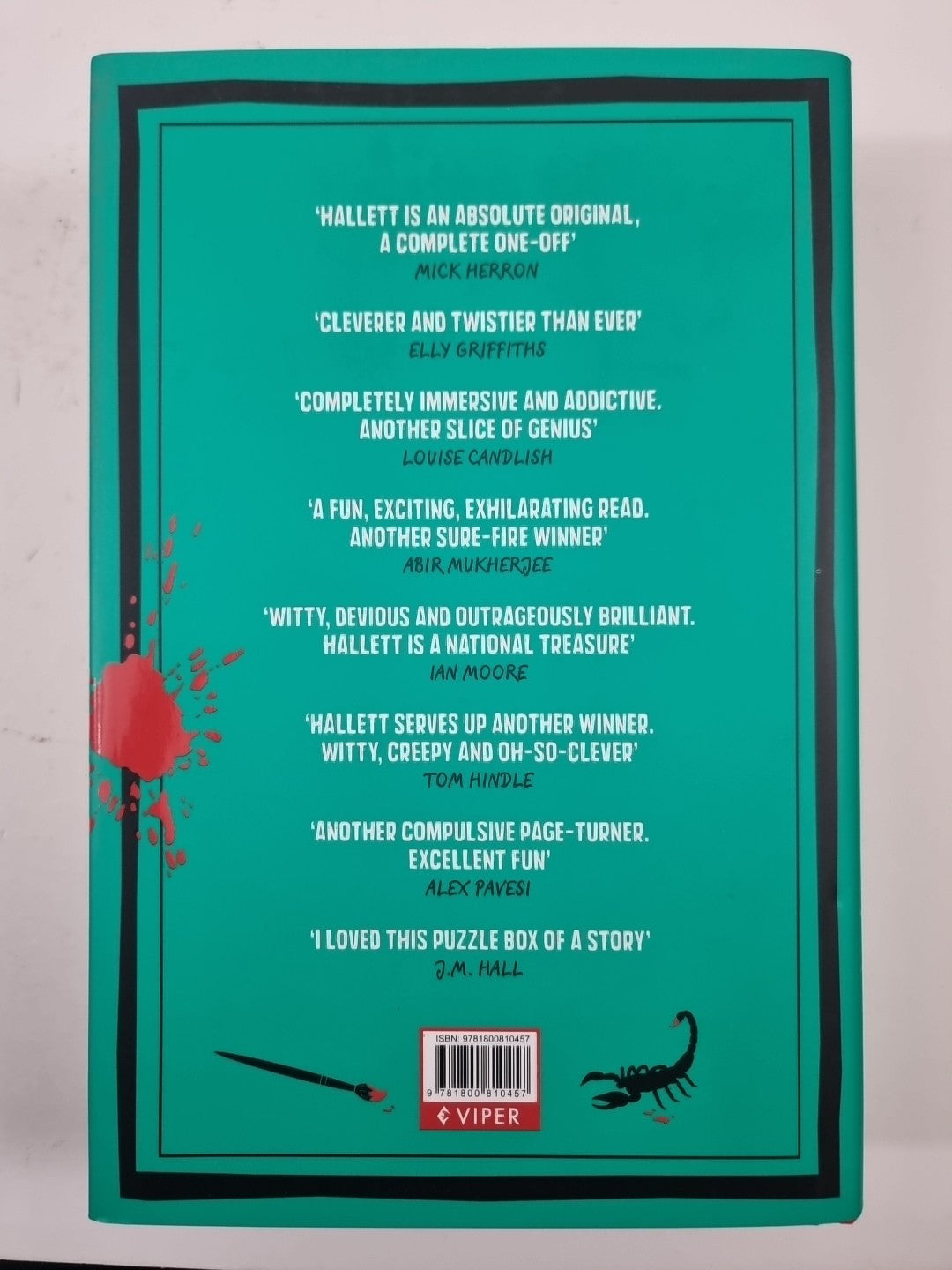 The Examiner by Janice Hallett Signed 1st Edition 