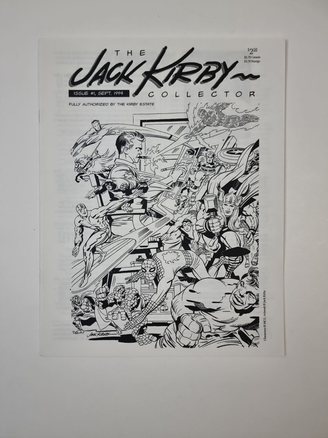 The Jack Kirby Collector 1999 issue #1 to #7 as new