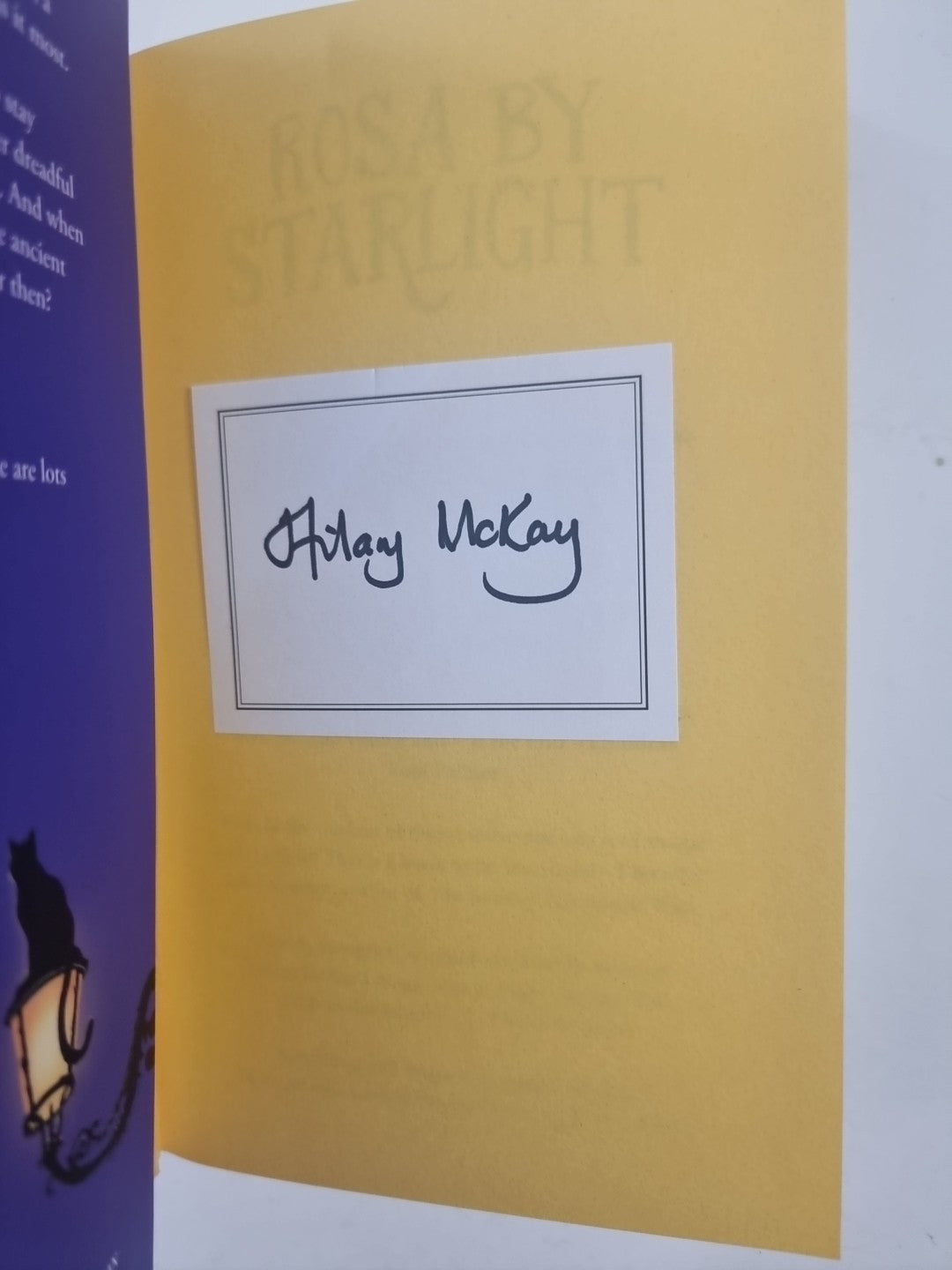 Rosa By Starlight - Hilary McKay: SIGNED First Edition