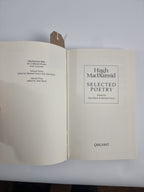 Selected Poems by Hugh MacDiarmid (Hardcover, 1992) Superb 1st Edition