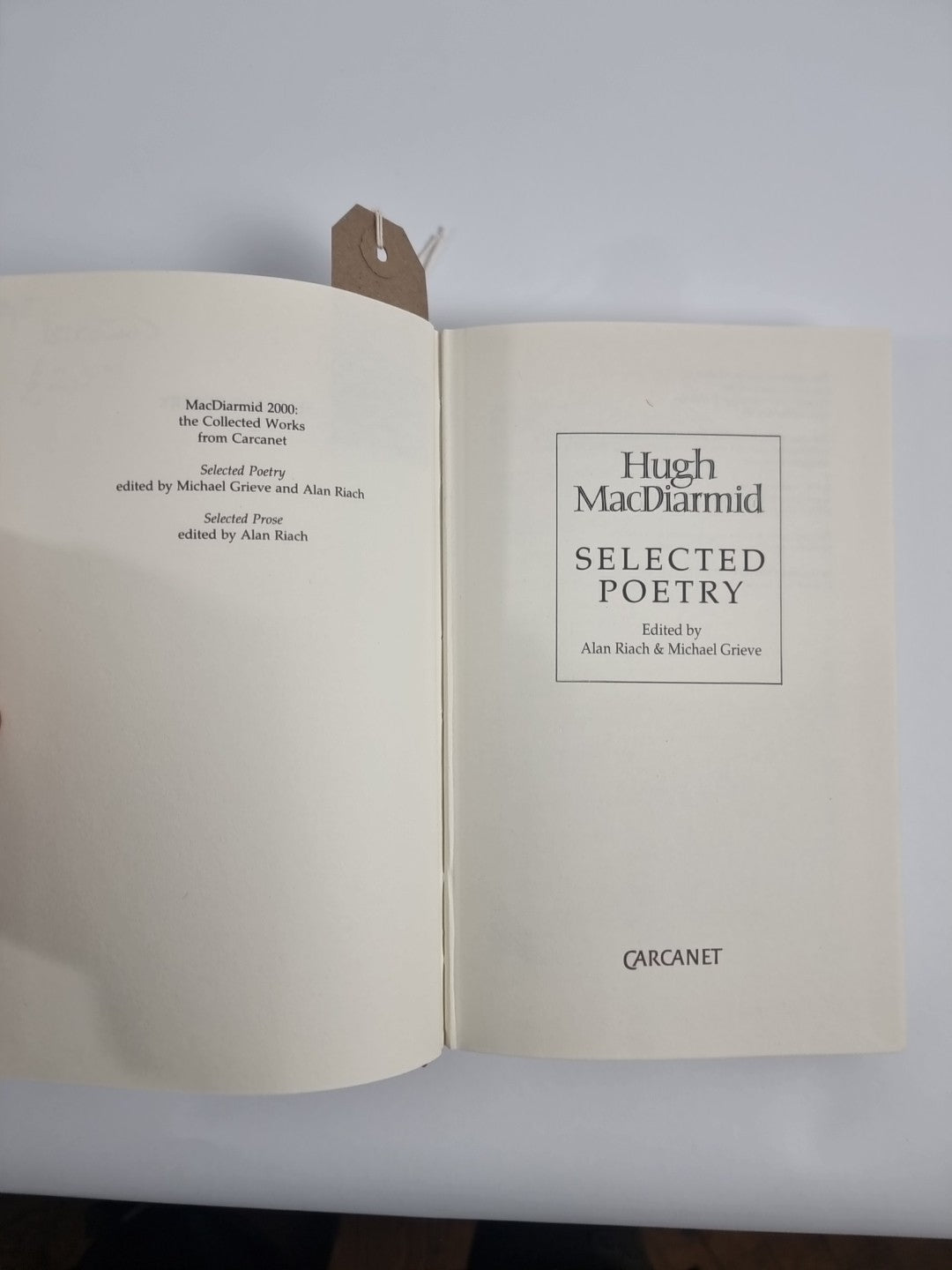Selected Poems by Hugh MacDiarmid (Hardcover, 1992) Superb 1st Edition