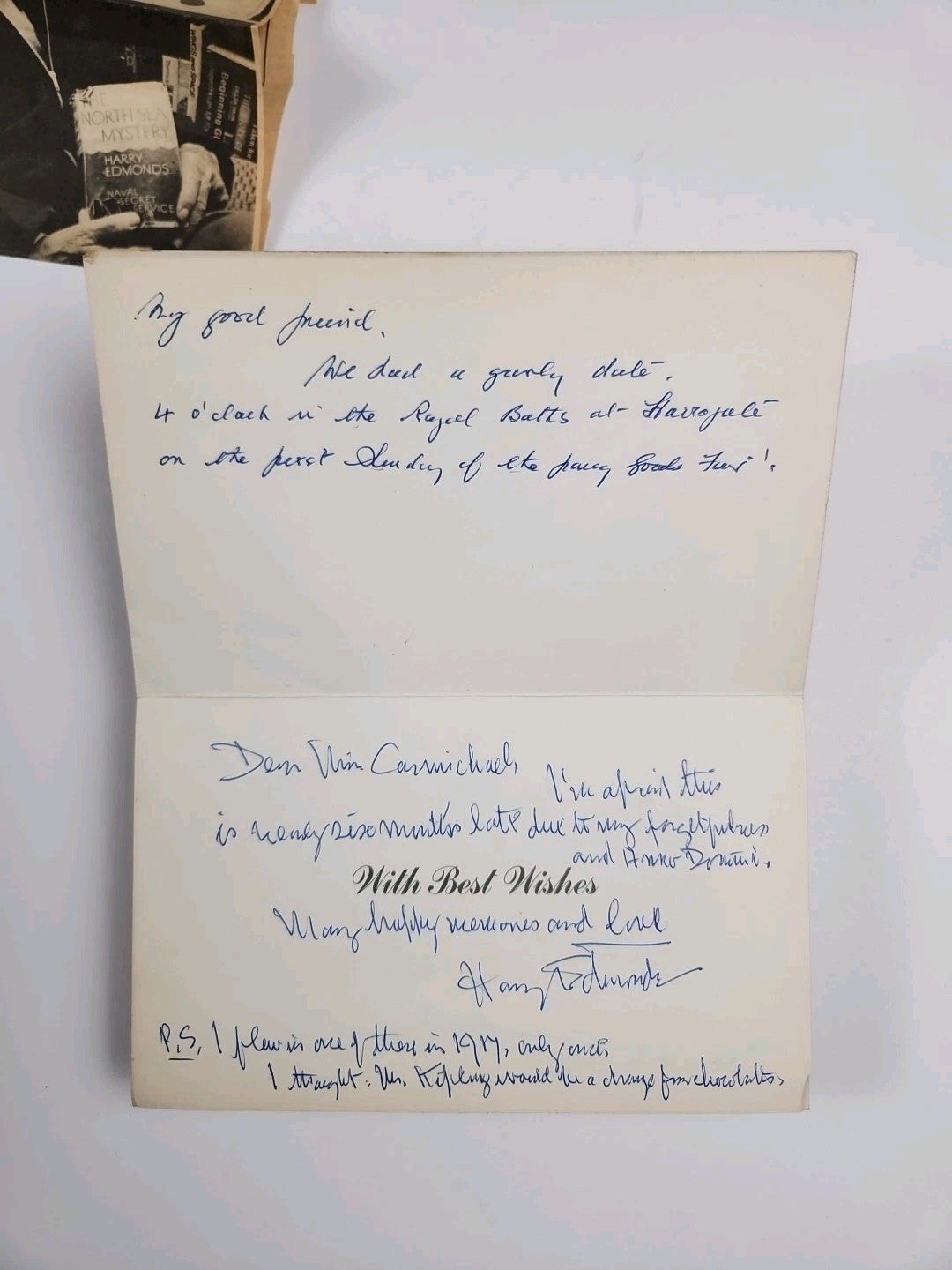 The clock Maker of Heidelberg 1st Edition Signed With Card From Author & Clippin