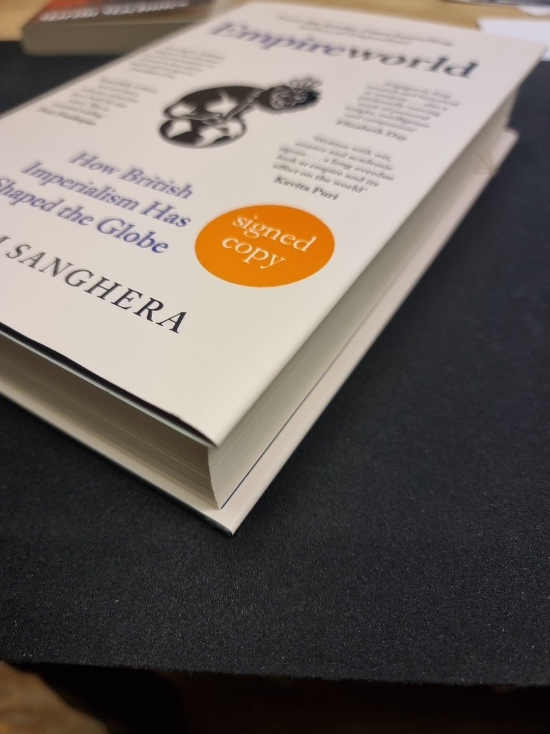 Empireworld  Sathnam Sanghera Signed Copy 