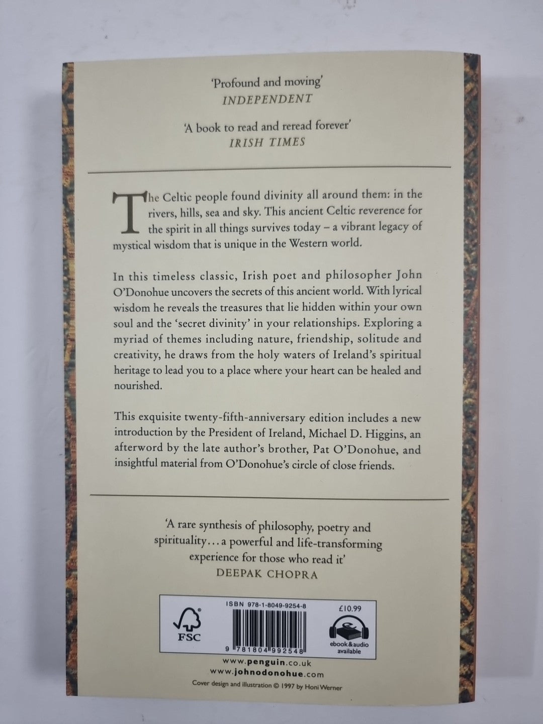 Anam Cara  John, Ph.D. O'Donohue 