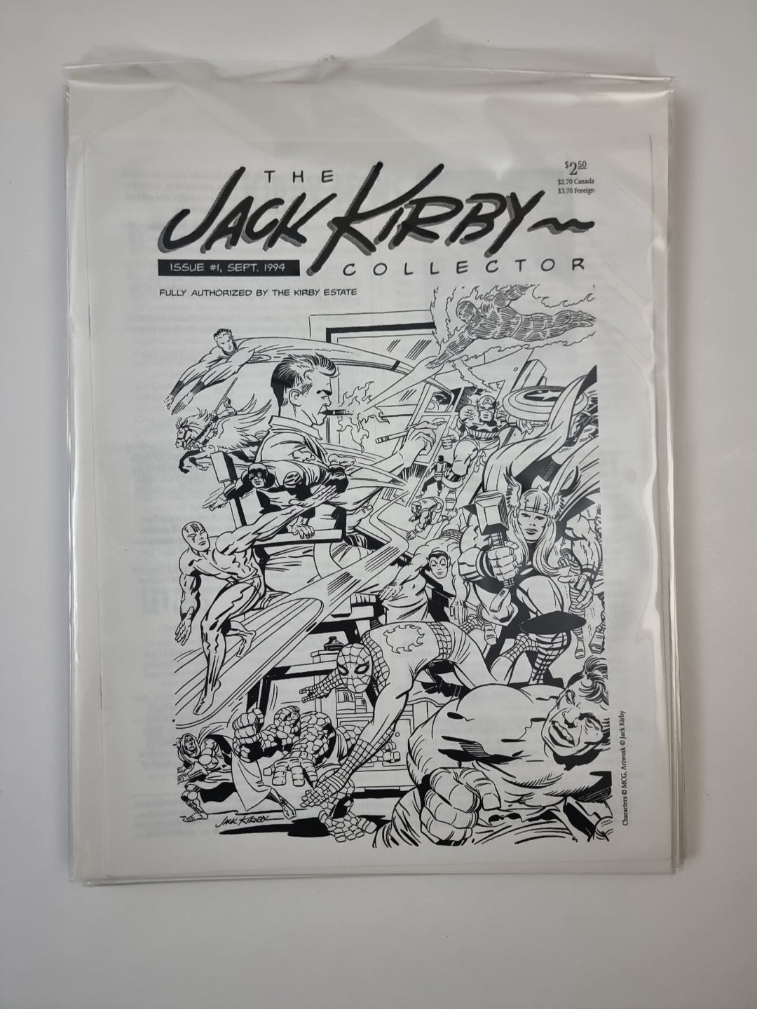 The Jack Kirby Collector 1999 issue #1 to #7 as new