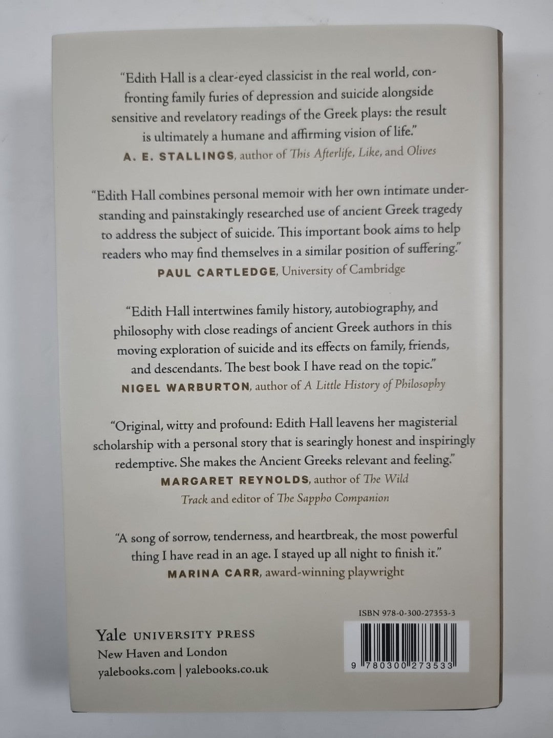 Facing Down the Furies  Edith Hall 