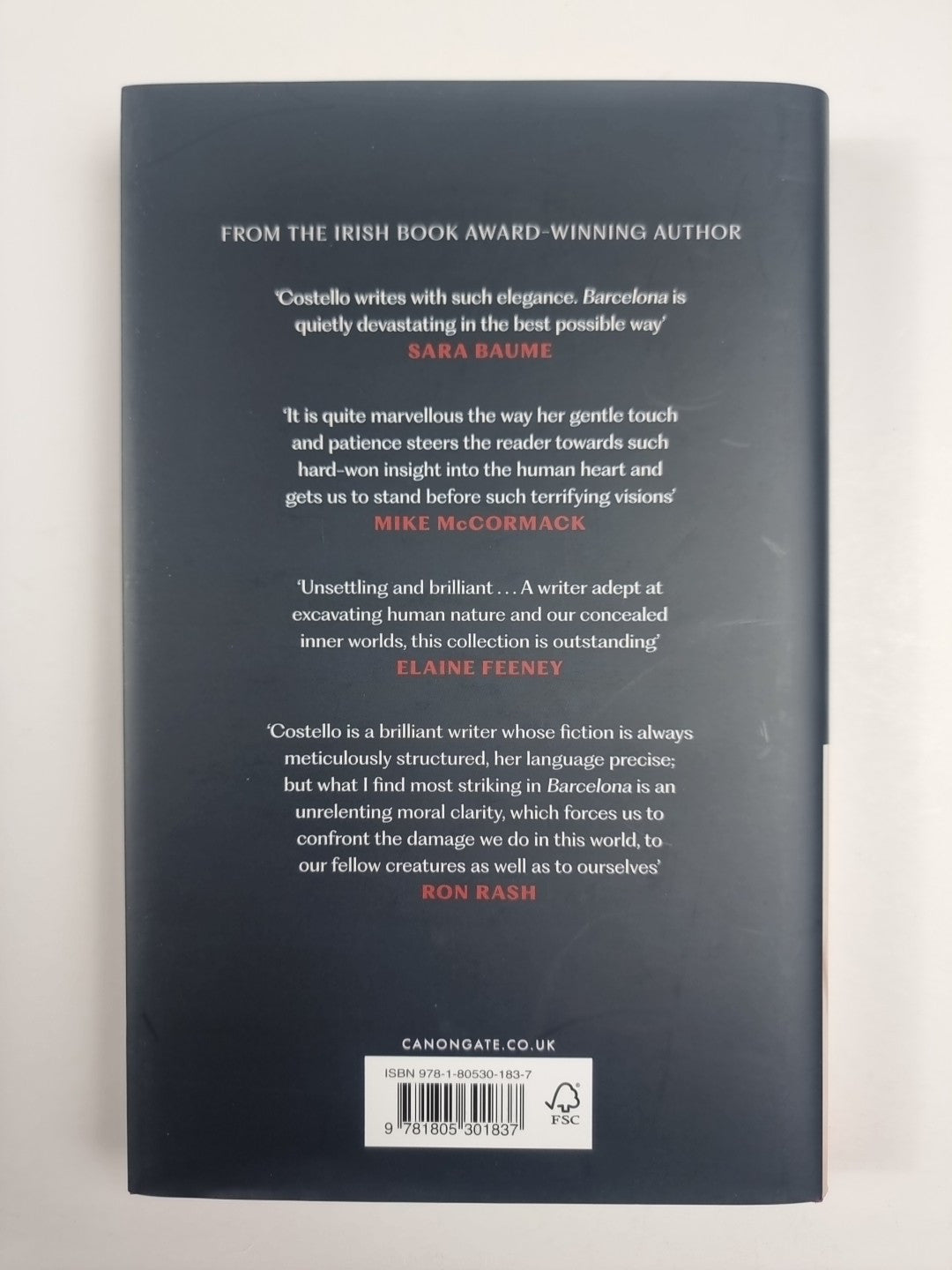 Barcelona:  Costello, Mary 1st Edition Signed