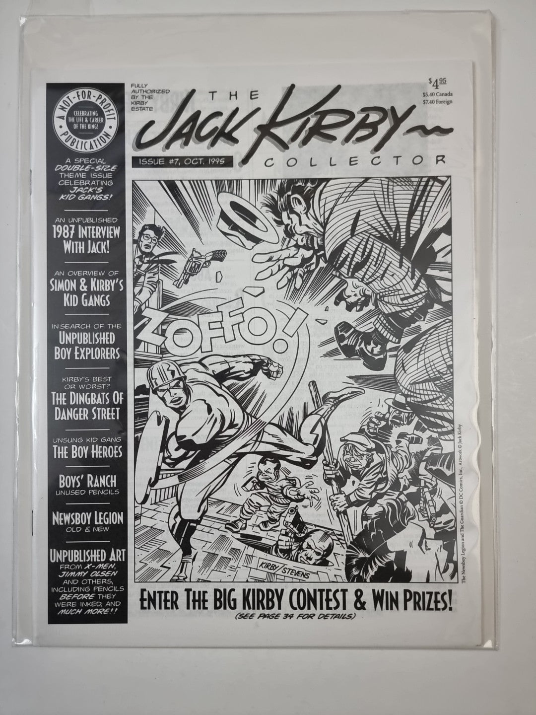 The Jack Kirby Collector 1999 issue #1 to #7 as new