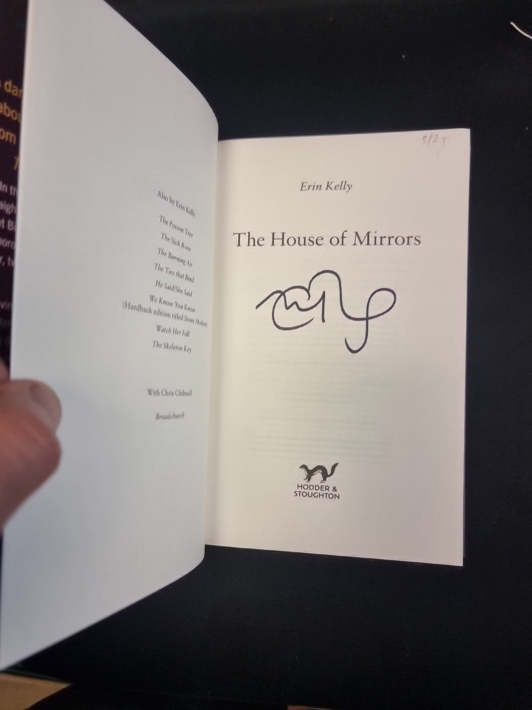 The House of Mirrors: Kelly, Erin *Rare Signed By Author